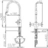 Змішувач для кухні KFA Armatura Symetric, двовентильний, хром (343-210-00)