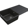 Кухонна мийка гранітна Vankor Easy, 76x44, чорний (EASY EMP 02.76 BLACK)