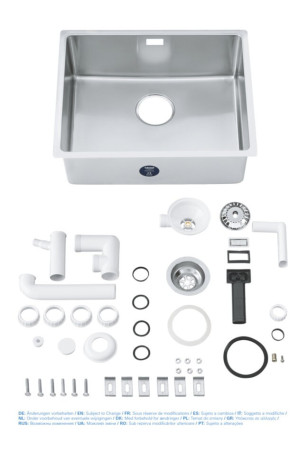 Кухонна мийка сталева Grohe K700U, 54x44 (31574SD0)