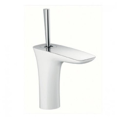 Cмеситель для умывальника Hansgrohe PuraVida, джойстик, белый (15070400)
