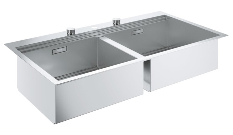 Кухонна мийка сталева Grohe K800, 102x56 (31585SD0)