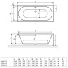 Ванна акрилова Excellent Oceana, 170x75 (WAEX.OCE17WH)