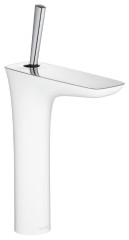 Змішувач для умивальника Hansgrohe PuraVida, джойстик, білий (15081400)