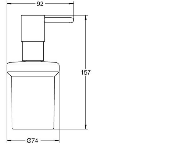 Дозатор для рідкого мила Grohe Essentials (40394001)