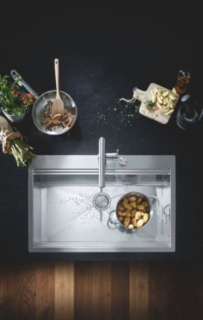 Кухонна мийка сталева Grohe K800, 102x56 (31586SD0)