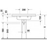Умивальник підвісний Duravit Starck-3, 85 (304800000)