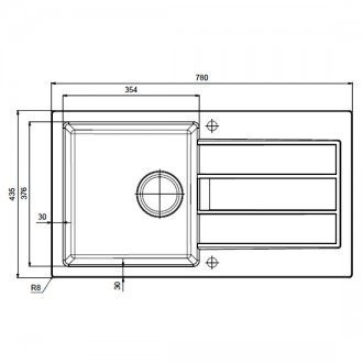 Кухонная мойка гранитная Franke SID 611, 78x43, маскарпоне (114.0497.959)