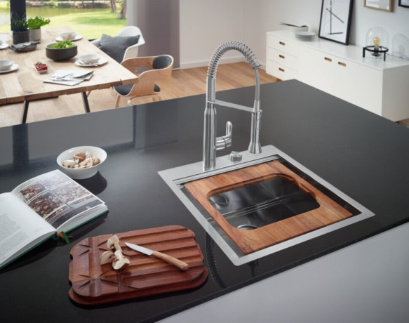 Кухонна мийка сталева Grohe K800, 56x52 (31583SD0)