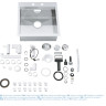 Кухонна мийка сталева Grohe K800, 56x52 (31583SD0)