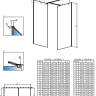 Душова стінка Radaway Walk-In Modo New III 85 (389085-01-01)