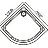 Душевой поддон AM.PM Like Round, 100x100 (W95T-301-100W)