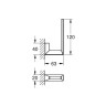 Тримач для запасного рулону Grohe Selection Cube (40784000)