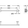 Держатель для полотенец Steinberg Serie 650 (650 2600)