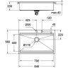Кухонна мийка сталева Grohe K800, 85x56 (31584SD0)