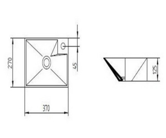 Умивальник підвісний Aet Idea, 37 (L271T0R1V1)