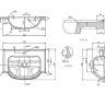 Умивальник підвісний Fancy Marble Alva, 60 (3006101)