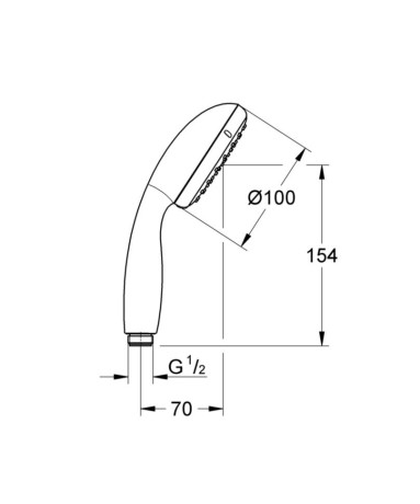 Ручний душ Grohe Tempesta New I (27852001)