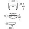 Умывальник подвесной Roca Nexo, 45 (A327643000)
