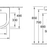 Умивальник підвісний Villeroy&Boch Subway 2.0, 60 (71146GR1)