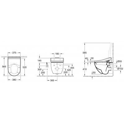 Унітаз підвісний Villeroy&Boch Subway (660010R3)