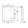 Комплект: Унітаз Grohe Cube + Інсталяція Grohe Rapid SL (39244CB0)