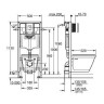 Комплект: Унітаз із системою інсталяції Grohe Solido Perfect (39186000)