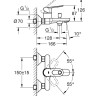Смеситель для ванны Grohe BauLoop, однорычажный, хром (23603000)