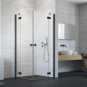 Душевая кабина Radaway Essenza New Black KDD, левая, 90x90 (385060-54-01L)