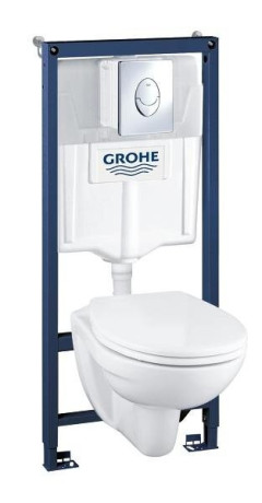 Комплект: Унітаз із системою інсталяції Grohe Solido Perfect (39192000)