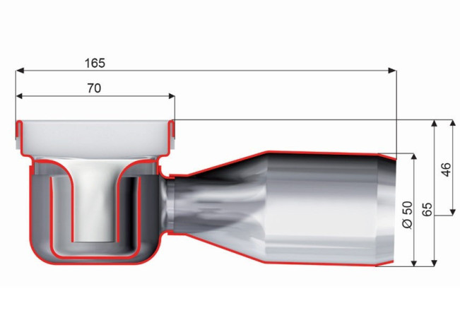 Душовий канал (трап) Aco ShowerDrain C-line, 78 (408744)