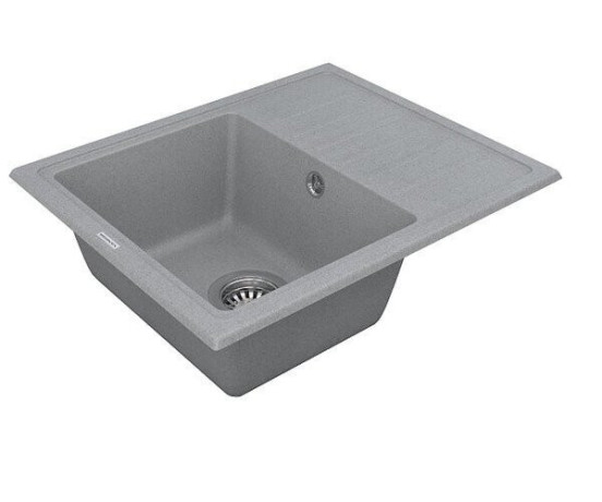 Кухонная мойка гранитная Vankor Lira, 55x45, серый (LIRA LMP 02.55 GRAY)