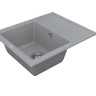 Кухонная мойка гранитная Vankor Lira, 55x45, серый (LIRA LMP 02.55 GRAY)
