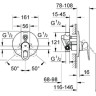 Змішувач для ванни Grohe BauLoop, одноважільний, хром (29081000)