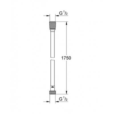 Душовий шланг Grohe Silverflex, 175 (28388000)