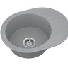 Кухонна мийка гранітна Vankor Lira, 57x45, сірий (LIRA LMO 02.57 GRAY)