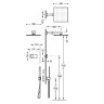 Душевая система Tres Shower Technology (9288563)