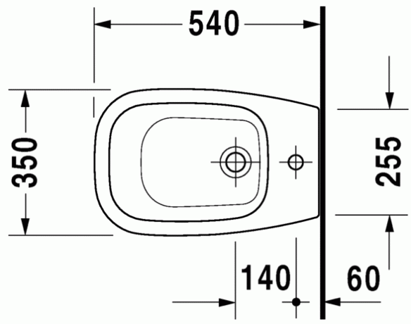 Біде підлогове Duravit D-Code (22381000002)
