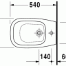 Біде підлогове Duravit D-Code (22381000002)