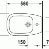 Біде підлогове Duravit D-Code (22411000002)