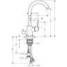 Змішувач для кухні Hansgrohe Talis S2 Variarc, одноважільний, хром (14875000)