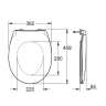 Сидіння для унітазу Grohe Bau Ceramic (39493000)