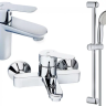 Комплект змішувачів 3 в 1 Grohe BauEdge, хром (UA123365S0)