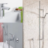 Комплект змішувачів 3 в 1 Grohe BauEdge, хром (UA123365S0)