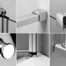 Душевая стенка Radaway Eos II DWD+S S1 75L, левая (3799409-01L)