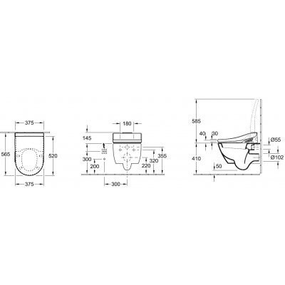 Унітаз підвісний Villeroy&Boch Subway 2.0 (560010R3)