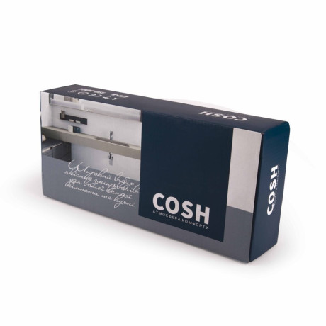 Змішувач для кухні Cosh (CRM) S-21-273F, двовентильний, хром (COSHCRMS21273F)