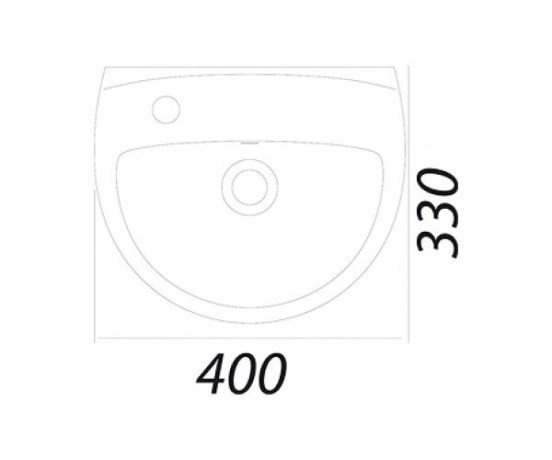 Умивальник підвісний Colombo Accent, 40 (S12224000)