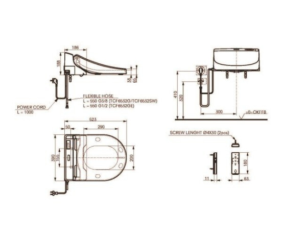 Сидіння для унітазу Toto Natural Curve (TCF6532GNW1)