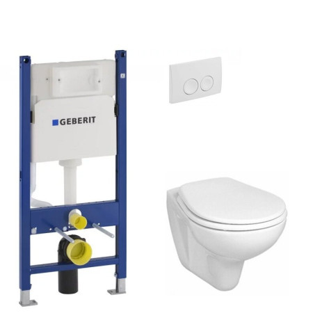Комплект: Унітаз Kolo Idol + Інсталяція Geberit Duofix + Клавіша Delta 21 (M1310002U+458.126.00.1+115.125.11.1)