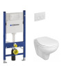 Комплект: Унітаз Kolo Idol + Інсталяція Geberit Duofix + Клавіша Delta 21 (M1310002U+458.126.00.1+115.125.11.1)
